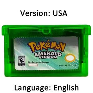 Pokémon Emerald Version - Gameboy advance Game Cartridge